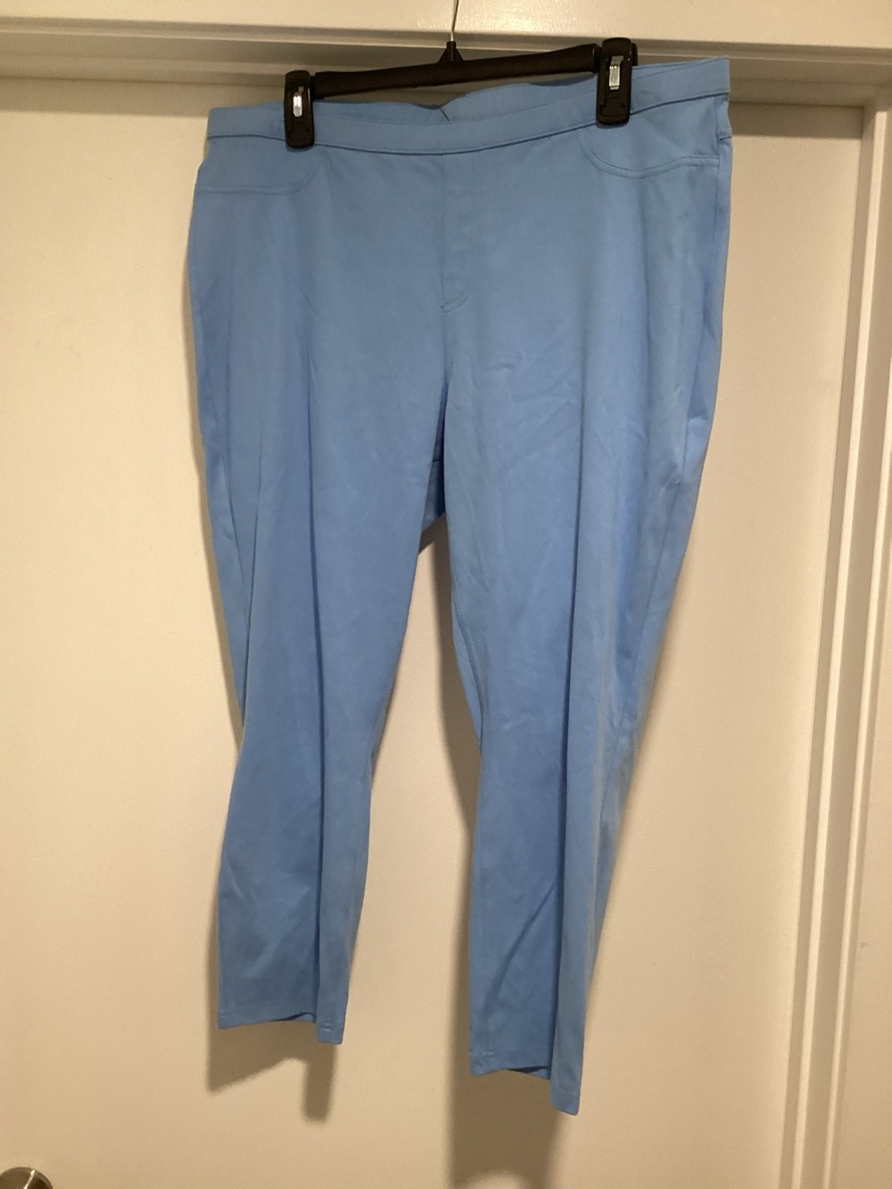 Hue Blue Stretch Pull-On Leggings